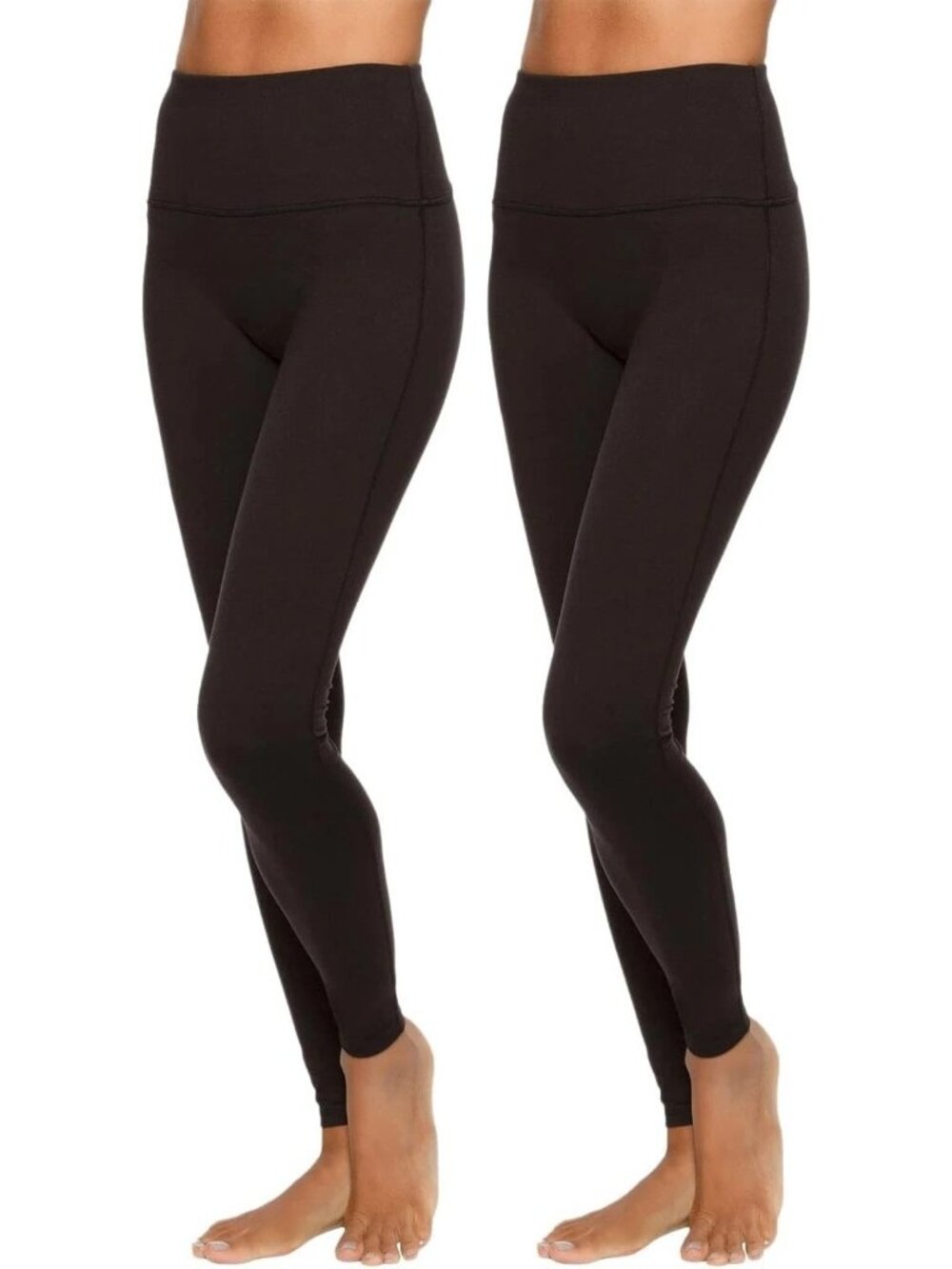 NWOT Felina Women's S Black High-Waist Leggings Polyester Spandex Blend